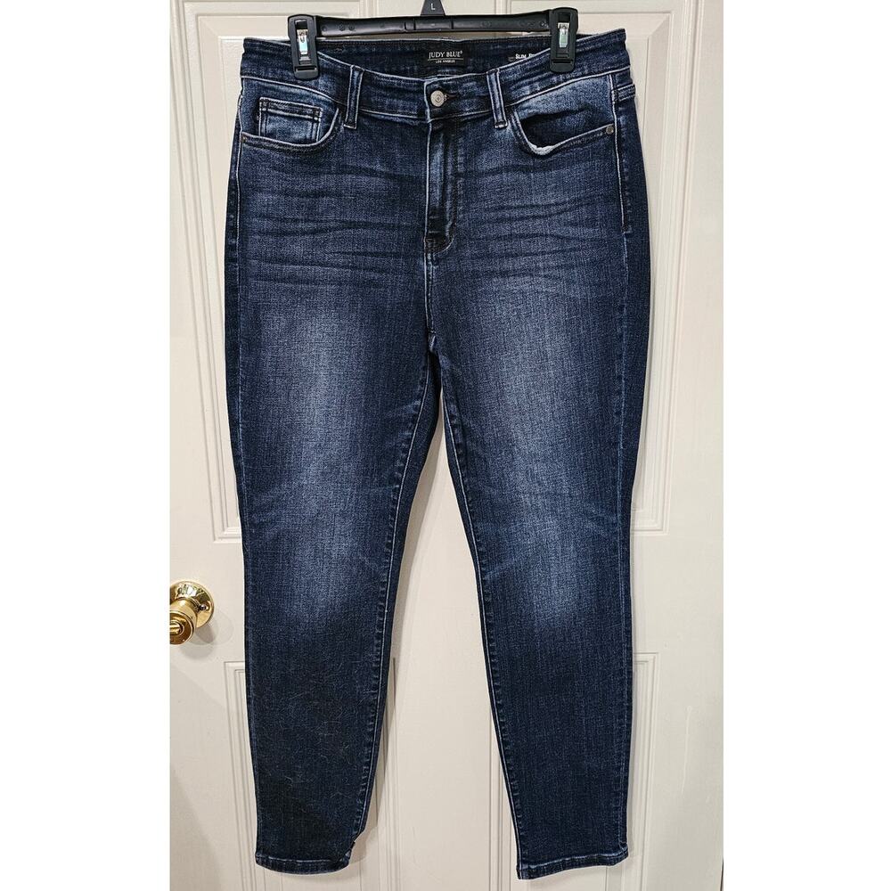 Judy Blue Women's Skinny Jeans High Waist Slim Fit Stretch Denim Medium Wash
